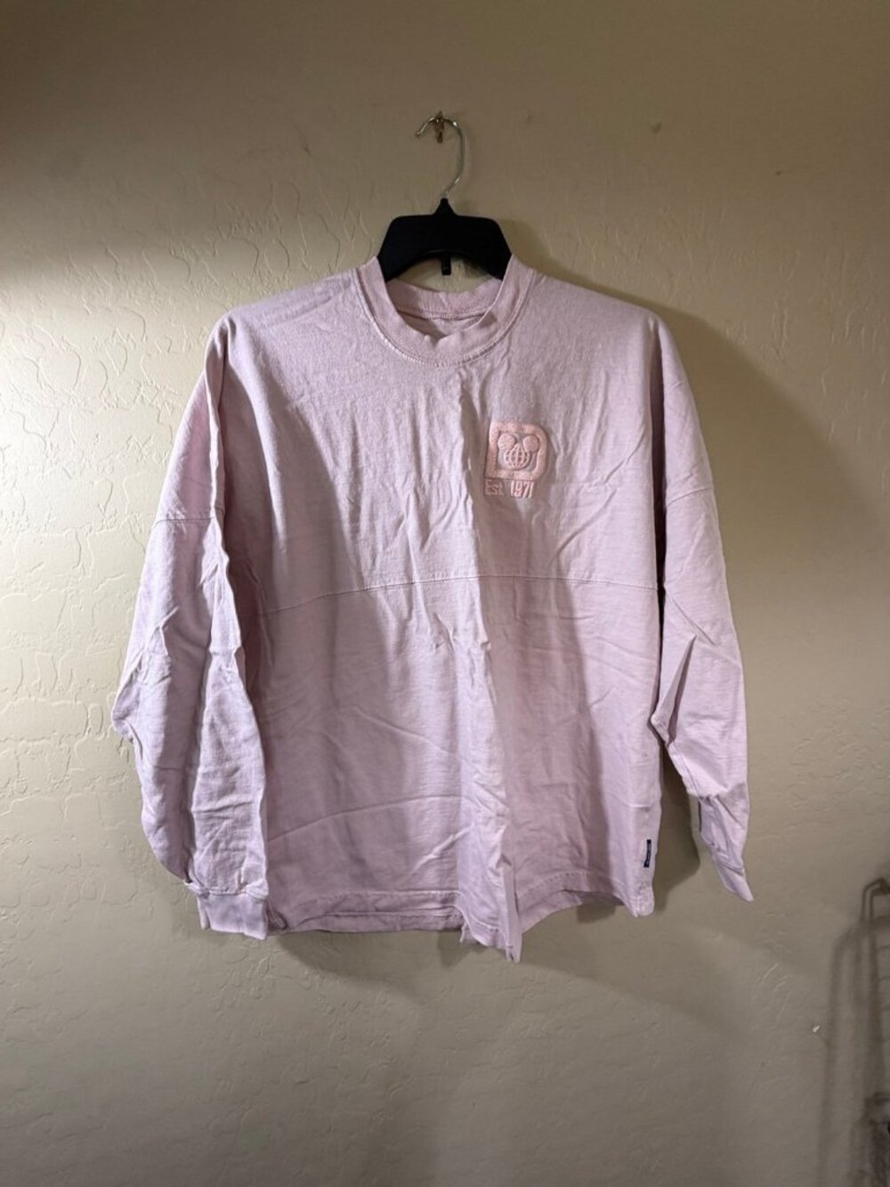 Pink Long Sleeve Jersey Top